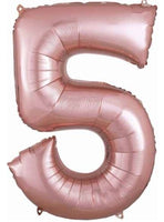 Number 5 Foil Balloon 34" (8 Colours)