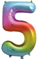 Number 5 Foil Balloon 34" (8 Colours)