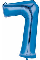 Number 7 Foil Balloon 34" (8 Colours)