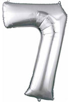 Number 7 Foil Balloon 34" (8 Colours)