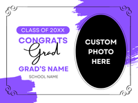 Grad 18"x24" Yard Sign