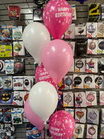 Helium Filled Latex Balloon Clusters