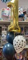 Supershape Classic Style Helium Balloon Bouquet