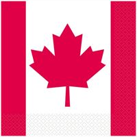 Canada Flag Luncheon Napkins