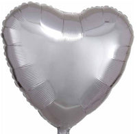 Heart Shape Foil Balloons (12 Colours)
