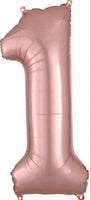 Number 1 Foil Balloon 34" (8 Colours)