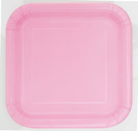 Square Paper Dessert Plates, 7 inch, 16 CT (19 colours)