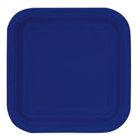 Square Paper Dessert Plates, 7 inch, 16 CT (19 colours)