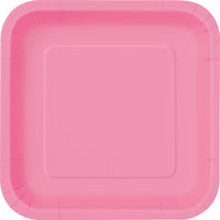 Square Paper Dinner Plate, 9 inch 14CT (19 colours)