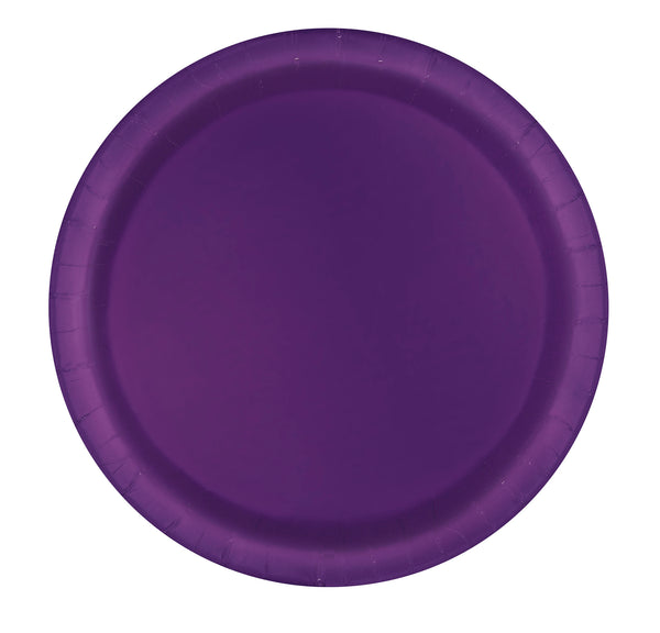 Deep Purple Dessert Plates