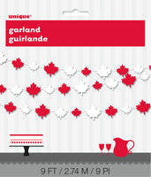 Maple Leaf Paper Garland