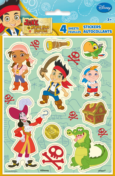 Jake and the never land pirates stickers