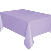 Lavender Plastic Table Cover