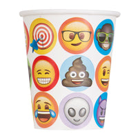 Emoji 9oz paper cups 8 count