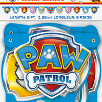 Paw Patrol jointed banner, packaged