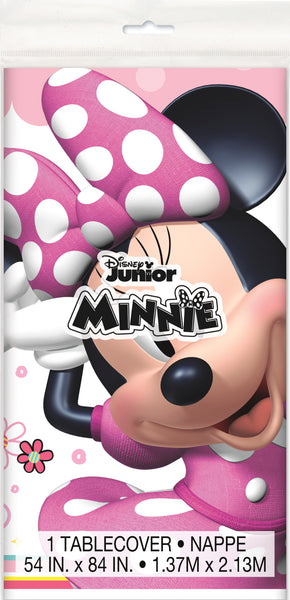 minnie mouse plastic tablecover packaged
