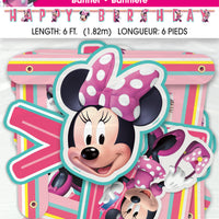 Minnie Mouse Happy Birthday Banner