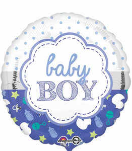 Baby Boy 18" foil balloon