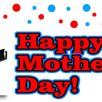 happy mothers day banner, custom with photo