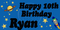 Outer Space Custom 2'x4' Banner