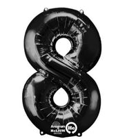 Number 8 Balloon 34" (8 Colours)