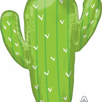 cactus supershape balloon 31 inches comes empty