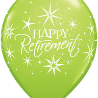 Happy Retirement 11" Latex balloon