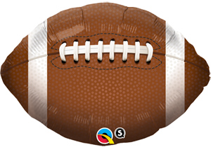 Football shape 18" Foil Balloon