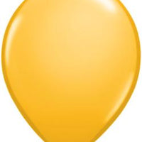 goldenrod Qualatex 11inch Balloons ,10 per package, empty