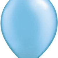 pearl azure 11 inch qualatex balloons, 10 count