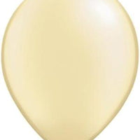 pearl ivory 11 inch qualatex balloons, 10 count