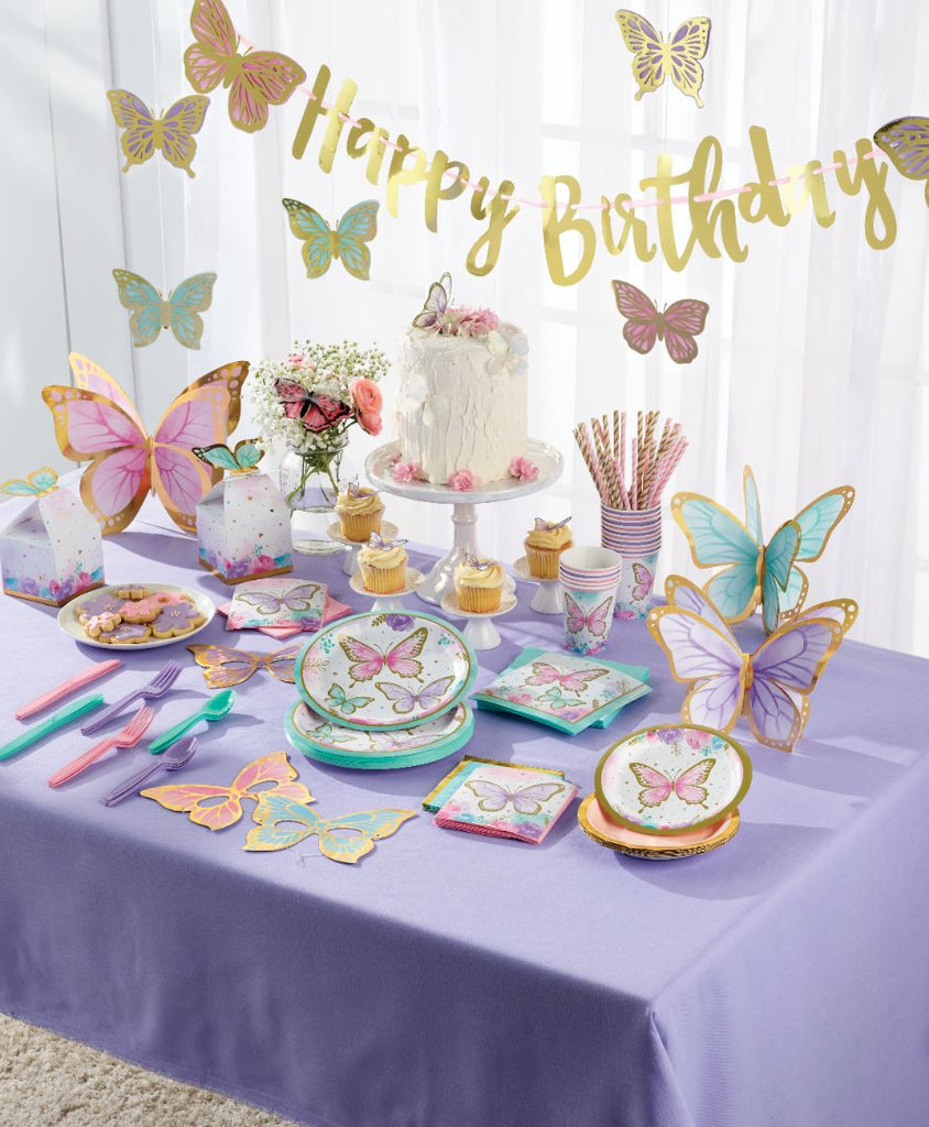 Shimmering Butterfly Party Supplies