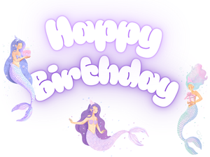 Custom Printed Birthday Banner 2' x 5'