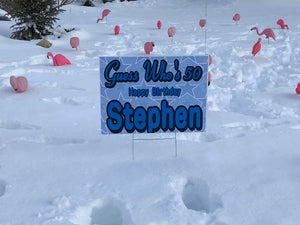Birthday Custom Yard Signs