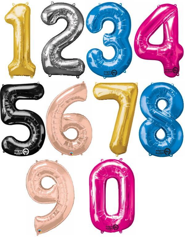Number Foil Balloon 34 inches