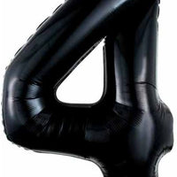 Number 4 Foil Balloon 34" (8 Colours)