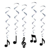Music Note Whirls 5CT
