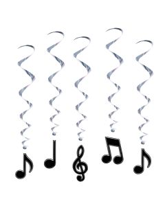 Music Note Whirls 5CT