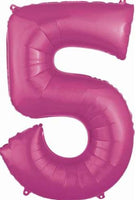 Number 5 Foil Balloon 34" (8 Colours)
