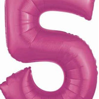 Number 5 Foil Balloon 34" (8 Colours)