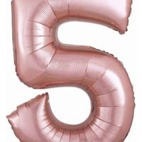 Number 5 Foil Balloon 34" (8 Colours)