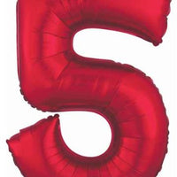 Number 5 Foil Balloon 34" (8 Colours)