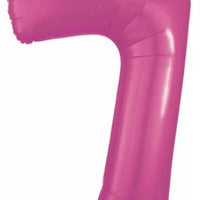 Number 7 Foil Balloon 34" (8 Colours)