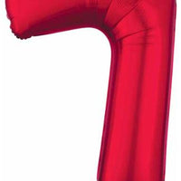 Number 7 Foil Balloon 34" (8 Colours)