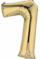 Number 7 Foil Balloon 34" (8 Colours)
