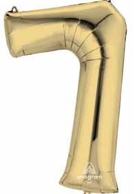 Number 7 Foil Balloon 34