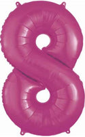 Number 8 Balloon 34" (8 Colours)
