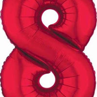 Number 8 Balloon 34" (8 Colours)