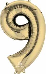 Number 9 Balloon 34