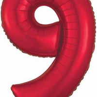 Number 9 Balloon 34" (8 Colours)